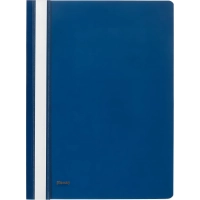 Скоросшиватель пластиковый Комус А4 синий 1810