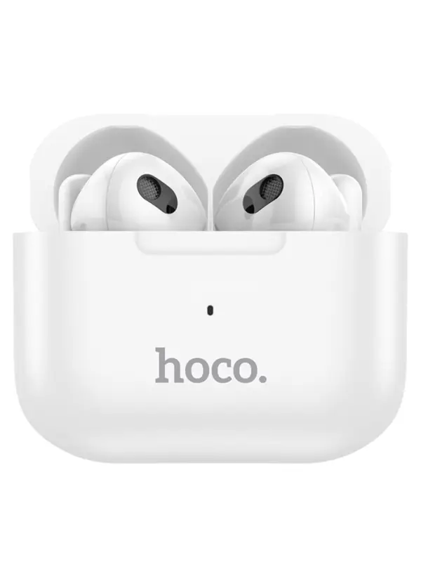 Наушники беспроводные Hoco EW30, TWS, вкладыши, Bluetooth 5.3, 30/300 мАч, белые
