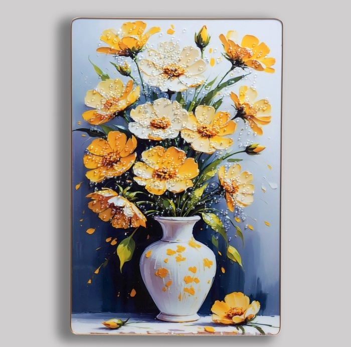 Картина акрил  Картина акрил "Цветы элегия" 60х39,5 см