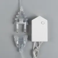 Гирлянда &laquo;Занавес&raquo; 1.5&times;1 м, IP20, прозрачная нить, 180 LED, свечение мульти, 8 режимов, 220 В