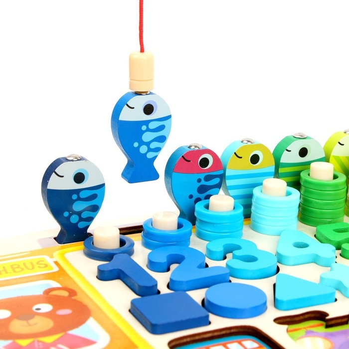 Детский логический центр 5 в 1 «Автобус» 42 × 22,5 × 8 см Детский логический центр 5 в 1 «Автобус» 42 × 22,5 × 8 см