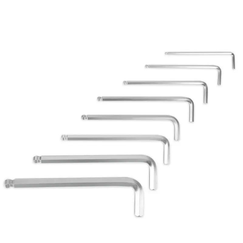 Набор ключей торцевых шестигранных шаровых 8 предметов (3-12мм)AVS HKS-8B