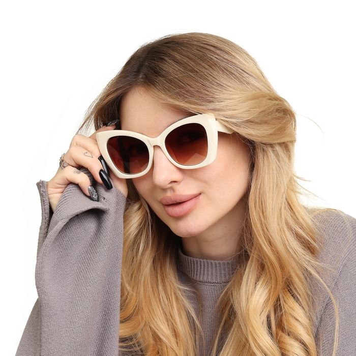 Очки солнцезащитные женские Очки солнцезащитные женские "OneSun", uv 400, дужка 15, линза 5.2х4.5 см