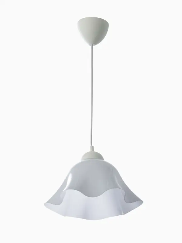 Светильник подвесной Светильник подвесной "Ирис" 2814/1, 1х15Вт, Е27, белый 28х28х14(85) см