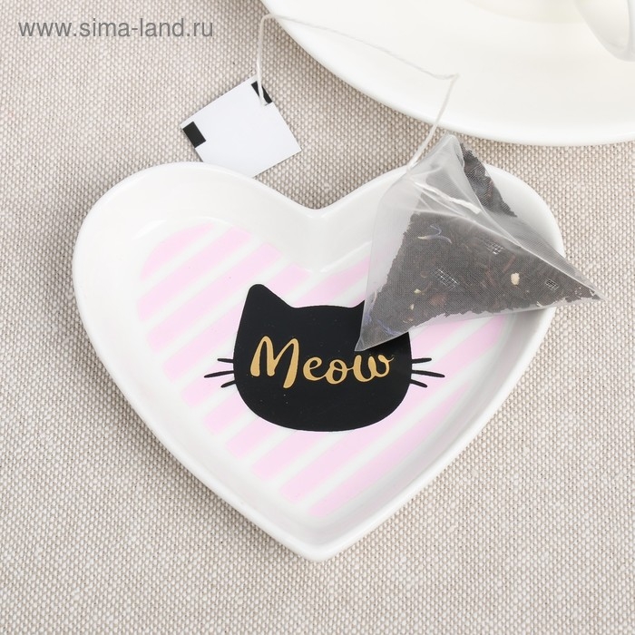 Подставка под чайный пакетик «Кот» Подставка под чайный пакетик «Кот»