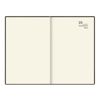 Ежедневник недатированный Deli Simple, A5, 136л, Джинс CN145-Brown