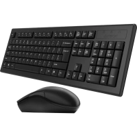 Набор клавиатура+мышь A4Tech 3000NS клав:чер мышь:чер/USB/WLS/Multimedia
