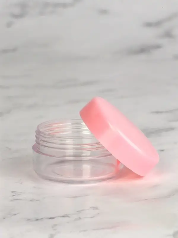 Набор для хранения, в чехле, 9 предметов, прозрачный, розовый