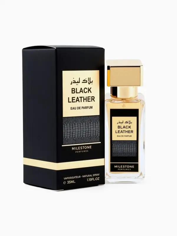 Парфюмерная вода унисекс Milestone BLACK LEATHER, 35 мл (по мотивам Tom Ford Black Lacquer)