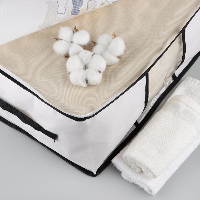 Органайзер для хранения белья, кофр с pvc-окном «HOME», 43 х 28,5 х 20 см. Органайзер для хранения белья, кофр с pvc-окном «HOME», 43 х 28,5 х 20 см.