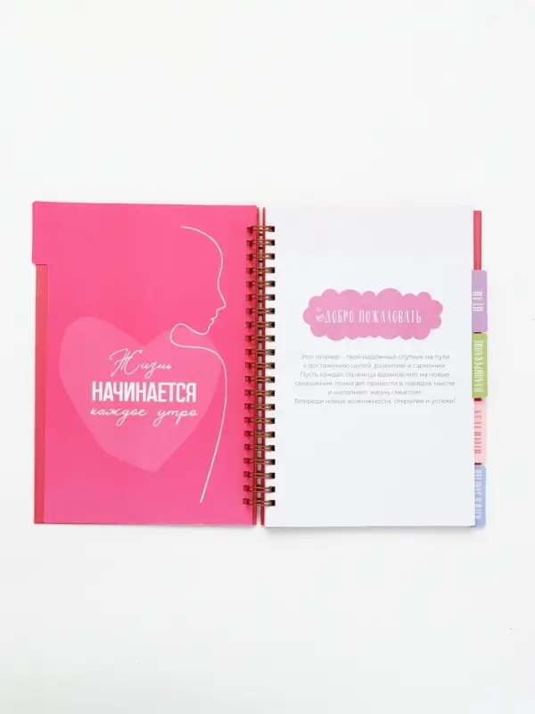 Ежедневник-планер с разделителями