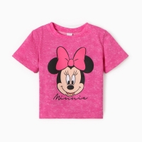 Футболка Minnie, Минни Маус, рост 86-92, розовый