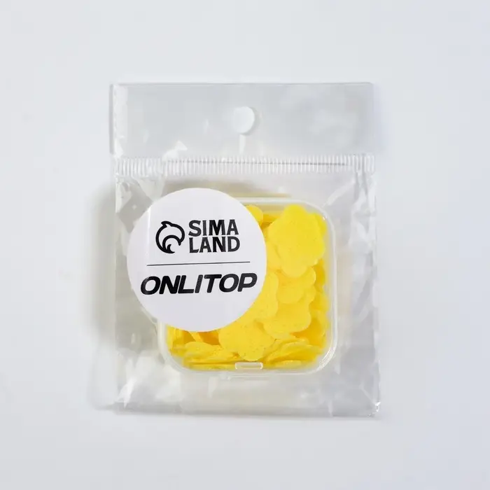 Мыло листовое, в пластинах, 72 (± 2) шт., в футляре, жёлтое