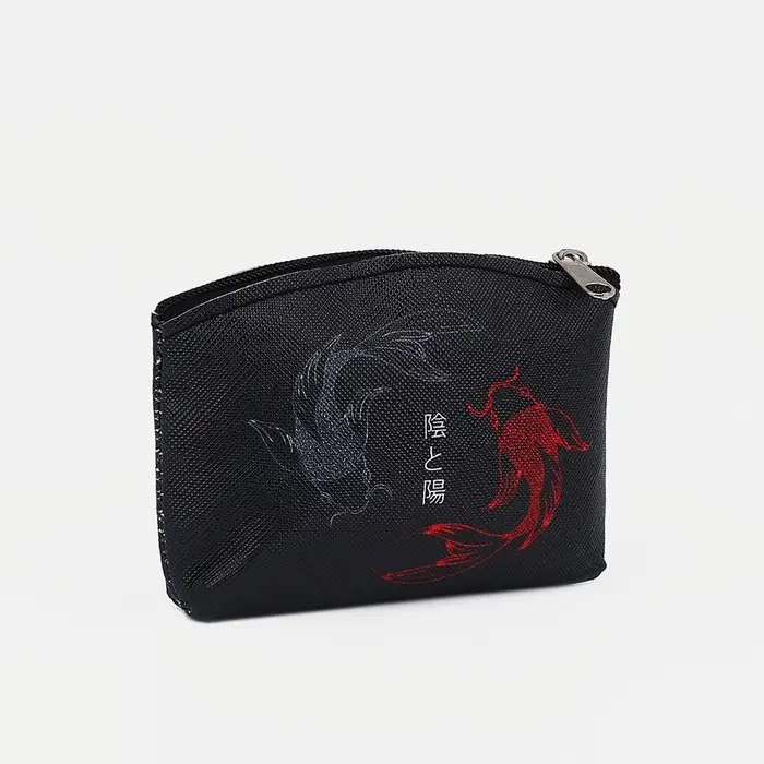 Кошелёк монетница на молнии, цвет МИКС