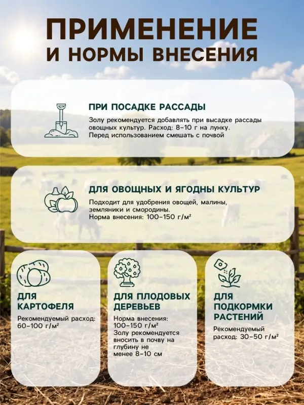 Удобрение &laquo;Зола древесная ЗФ&raquo;, 2 л