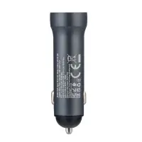 Переходник автомобильного зарядного устройства на Type-C 48W + USB QC3.0 Z54A HOCO серый