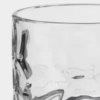 Кружка Доляна &laquo;Крис&raquo;, 300 мл, 13.5&times;8.6 см, стекло, прозрачная