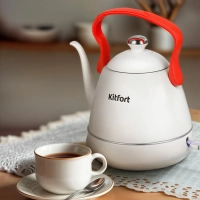 Чайник электрический металлический КТ-6793 - 1 л Чайник электрический металлический КТ-6793 - 1 л