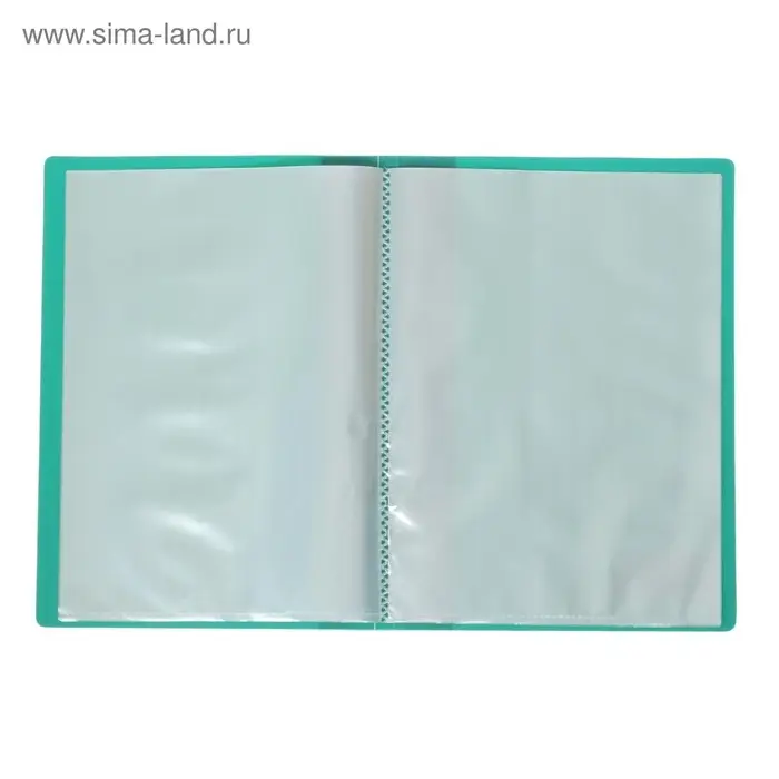 Набор папок А5, 20 вкладышей, Calligrata, карман на корешке, микс, 4 штуки