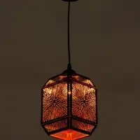 Светильник потолочный BayerLux &laquo;Кэлшот&raquo; (Сияние), 1&times;40 Вт, Е27, черный, 13&times;13&times;20+100 см