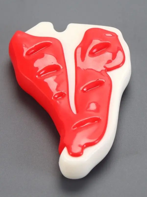 Игрушка для собак Пижон Premium &laquo;Стейк&raquo;, 10.5 см, TPR + нейлон, цвет МИКС