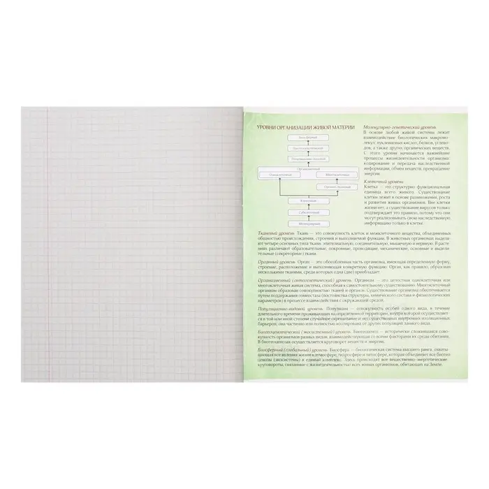 Предметная тетрадь по биологии Calligrata &laquo;Животные мемы&raquo;, 36 листов, в клетку, со справочным материалом, обложка из мелованной бумаги