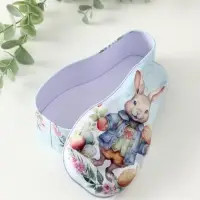 Шкатулка металл "Зайчик с пасхальными яичками" 4,6х7х14,3 см Шкатулка металл "Зайчик с пасхальными яичками" 4,6х7х14,3 см