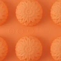 Форма для конфет и шоколада &laquo;Цветы. Хризантема&raquo;, силикон, 29&times;17&times;2 см, 15 ячеек, персиковая