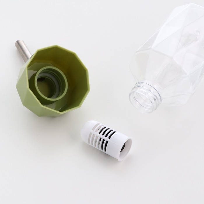 Поилка для грызунов, 250 мл, крепление-пружинка, зелёная Поилка для грызунов, 250 мл, крепление-пружинка, зелёная