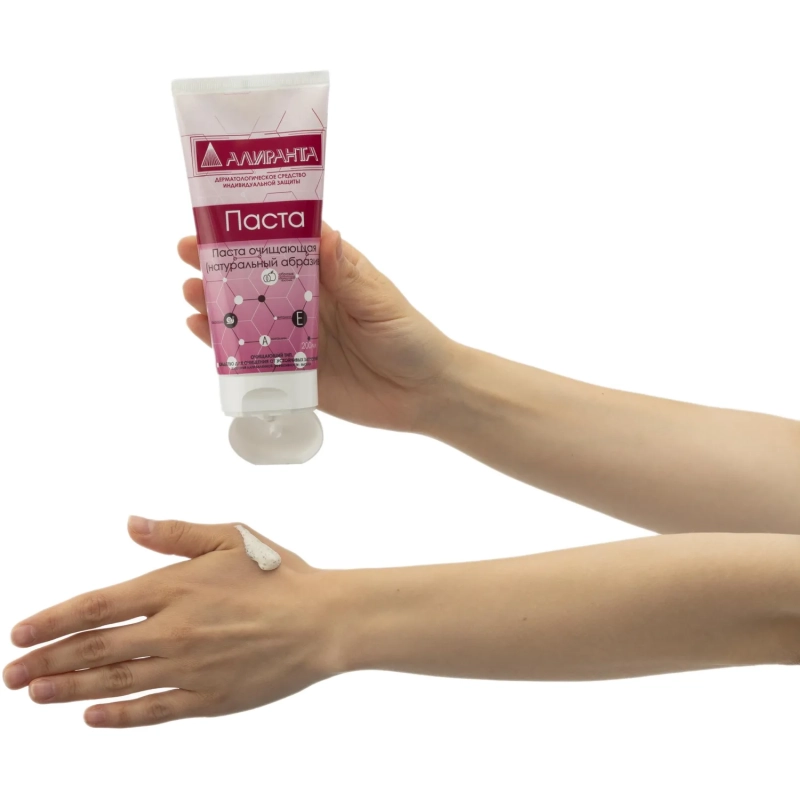 Паста очищающая натуральный абразив 200мл АЛИРАНТА 20003