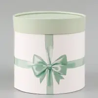 Набор шляпных коробок 2 в 1 &laquo;Бант&raquo;, 12&times;12 см, 15&times;15 см