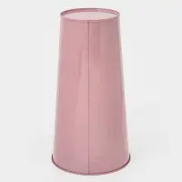 Вазон без ручек, 9 л, h=40 см, нержавеющая сталь, розовый