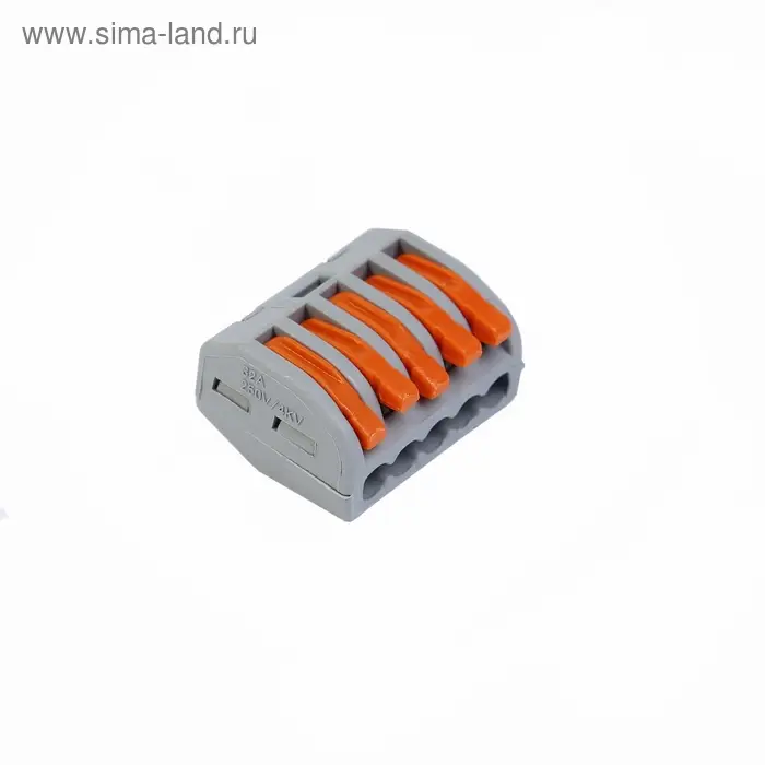 Клемма строительно монтажная Smartbuy, 5 отверстий с рычагами Клемма строительно монтажная Smartbuy, 5 отверстий с рычагами