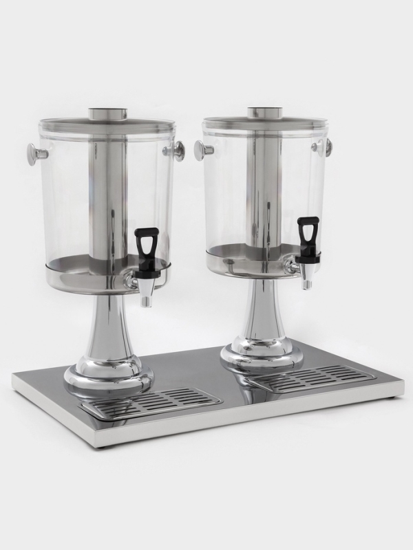 Диспенсер для напитков 2 секции по 8 л, 555х350,600 мм.