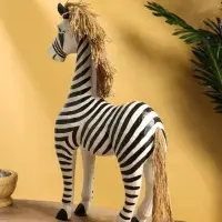 Сувенир «Зебра», 30×10×45 см, дерево, чёрно-белый Сувенир «Зебра», 30×10×45 см, дерево, чёрно-белый