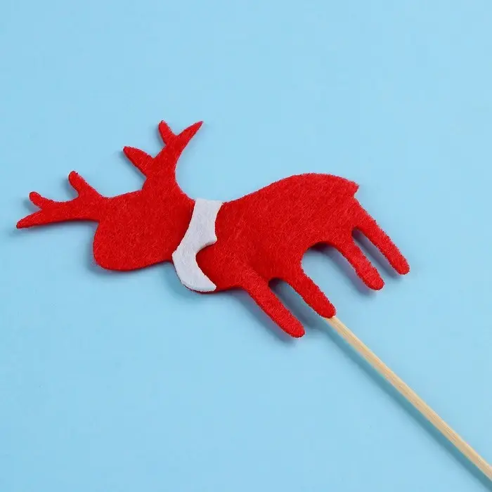 Шпажки для канапе новогодние «Олень», набор 3 шт. Шпажки для канапе новогодние «Олень», набор 3 шт.