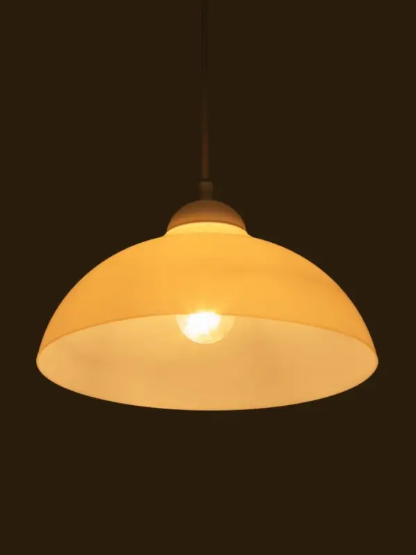 Светильник подвесной &laquo;Хоста&raquo;, 1&times;15 Вт, Е27, 29&times;29&times;13(74) см, белый