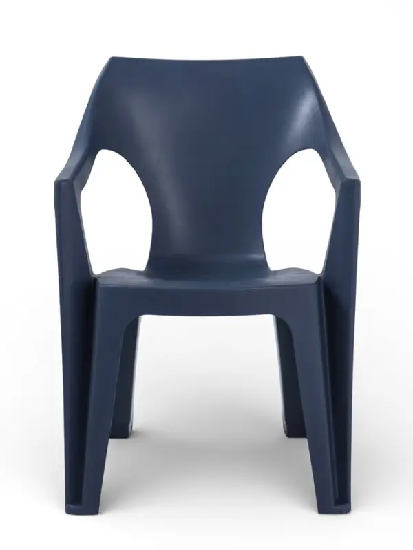 Кресло садовое Decorona DeForma, 55&times;53.5&times;78.5 см, пластиковое, цвет графитовый шторм