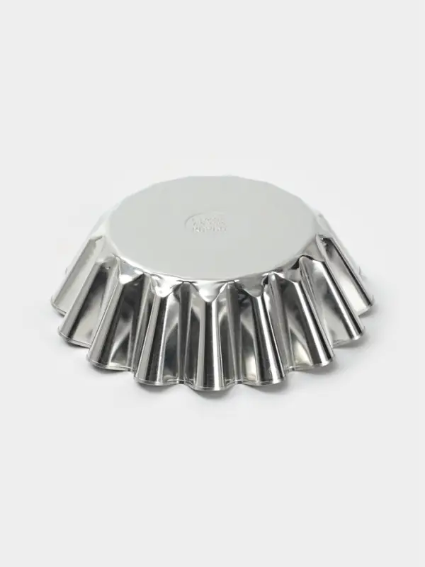 Форма для выпечки классическая, d=17.6 см, h=5.6 см, высокая, жесть, серебристая