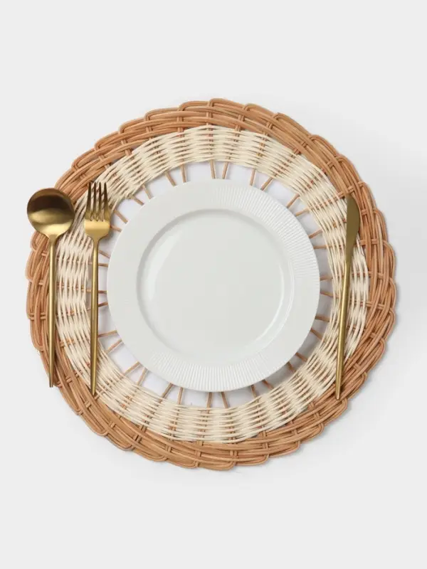 Подставка под горячее, 39&times;39&times;1 см, ротанг