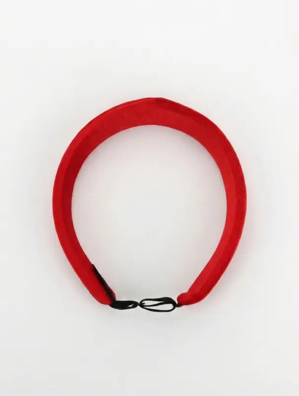 Ободок-кокошник для волос "Мария" 18х5,5 см, красный