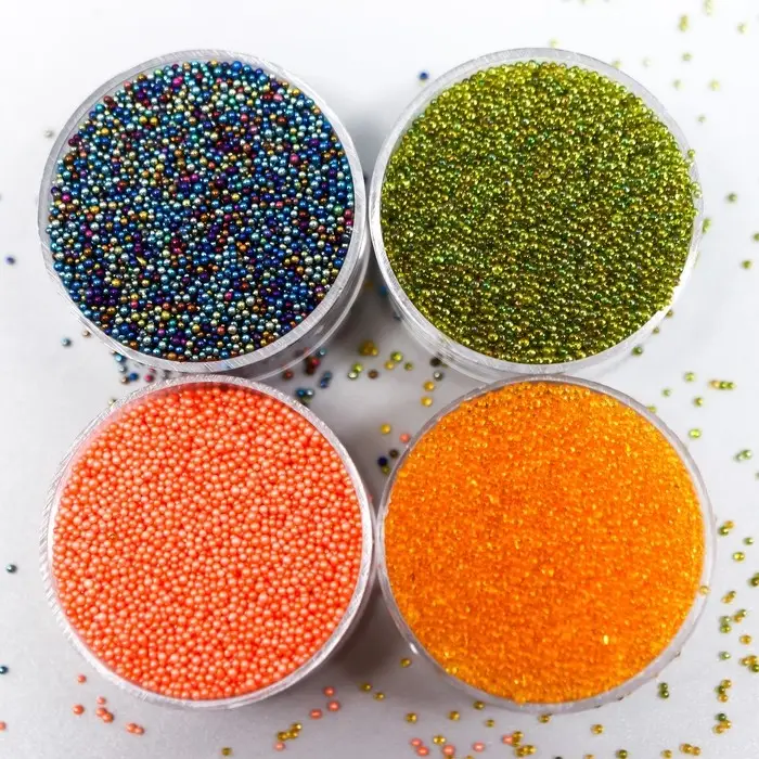 Микробисер стекло «Карри», набор 4×10 г Микробисер стекло «Карри», набор 4×10 г