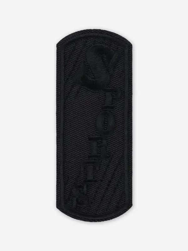 Термоаппликация Sport, 3.6×9.2 см, чёрная Термоаппликация Sport, 3.6×9.2 см, чёрная