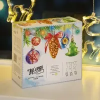 Гирлянда &laquo;Бахрома&raquo; 2.4&times;0.9 м с насадками &laquo;Олень&raquo;, IP20, прозрачная нить, 138 LED, свечение тёплое белое, 8 режимов, 220 В