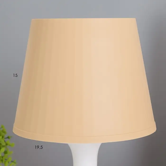 Лампа настольная RISALUX 1340005, E14, 15 Вт, бежевая, 19.5&times;28 см