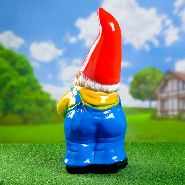 Садовая фигура  Садовая фигура "Гном с мешком" 51х25х22см