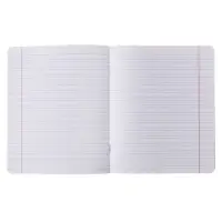 Тетрадь 12 листов в узкую линию на скрепке Inflated, обложка мелованный картон, ВД-лак, МИКС