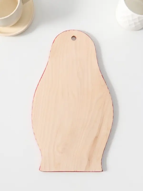 Доска разделочная "Матрешка", 27,5х31см, хохлома