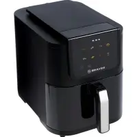 Аэрогриль BRAYER 2041BR,1500Вт, 5л, 8 программ, 200&deg;С, LСD-дисплей,таймер,решетка