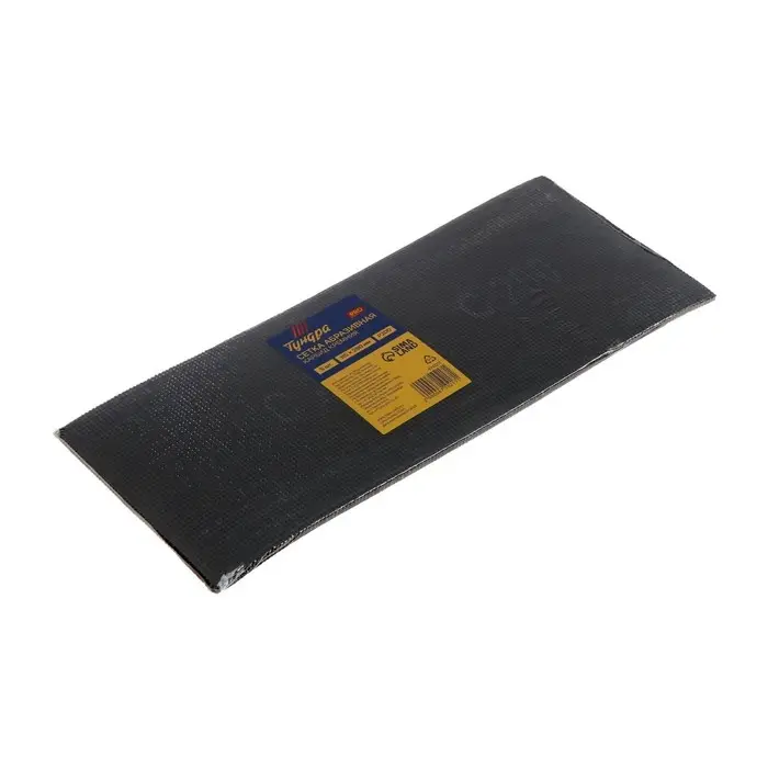 Сетка абразивная ТУНДРА ПРОФИ, водостойкая, карбид кремния, 115&times;280 мм, Р200, 5 шт.